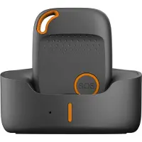 NikuTRAX Alleinarbeiterschutzgerät worktrax I GPS Falldetektor SOS-Taste 2-Wege-Sprache 4G LTE IPX7 wasserdicht 30 Tage Standby 61x44x16mm
