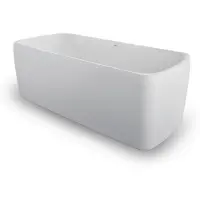 Duravit Freistehwanne QATEGO 180x80 mit 2 Rückenschrägen weiß matt weiß matt