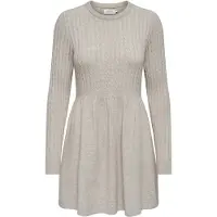 ONLY Strickkleid "ONLFIA LS CABLE DRESS KNT" Viskosemischung, regular fit