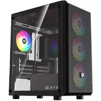XYZPrinting Matx Airone 60 Mesh Lite 4 Argb/1x Usb 3.0/2x Usb 2.0 X-cs-airone60lt-m-b Pc-tower-gehäuse