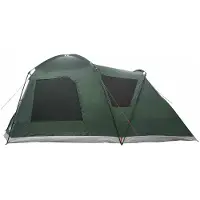 vidaXL Hütten-Zelt 8 Personen Armeegrün Polyester und Stahl
