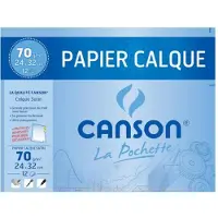 Canson Transparentpapier, satiniert, DIN A3, 70 g/qm