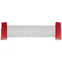Martes Sport Tischtennisnetz DIENSTAG aus PE, mit Pfosten, Netz 15x200 cm, Pfosten 19x13x5,5 cm