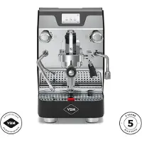 VBM New Domobar Super digital in schwarz mit Edelstahl Front