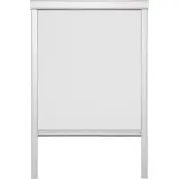 Lichtblick Dachfensterrollo Skylight, Thermo, Verdunkelung Weiß, 97,30 cm, 97,3 x 116,0 cm (S08) (B x L) DRS.S08.01
