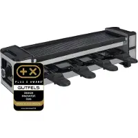 Gutfels 4-Pfännchen-Raclette RACLETTE 4005 | Raclette Grill 4 Personen | 600 W | Antihaftbeschichtung | Stufenlose Regulierung