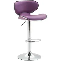 CLP Barhocker Las Vegas V2 chrom lila