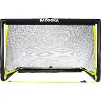 Bazooka Fußballtor Falttor, 120 x 75 cm, mit patentiertem Federsystem und Tragetasche