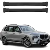 Omtec Dachträger Gepäckträger für BMW X7 G07 2019-2025 Relingträger Alu Schwarz 2x