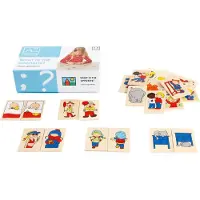 Toys for Life Montessori Holzpiel Finde die Gegensätze Sprachspiel