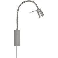 FISCHER&HONSEL GMBH Honsel River LED Wandspot flex 4,2W warmweiss schaltbar nickel 30408