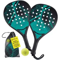 DS Produkte #DoYourSports Padel Schläger Starter-Set - zwei Padelschläger, Ball und Netz