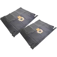 VHBW 10x Entsorgungsbeutel Ersatz für Makita W107418355 für Staubsauger - 37,3cm x 21,3cm Schwarz