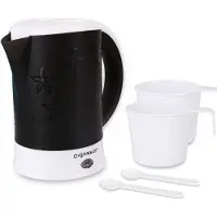 Aigostar Cooltravel 30JQL Kompakter Reise-Wasserkocher 0,6L - Schwarz