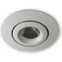 C-Light Flacher, kompakter 230V Mini LED Spot weiss schwenkbar 3W warmweiss