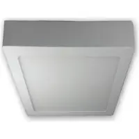 C-Light 18 W - LED Aufbauleuchte eckig 230 V - weiss