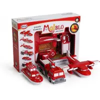 Sonstige Verlage Popular Playthings Mix or Match Vehicles Fire and Rescue, Fahrzeug-Set, 3 Jahr(e), Rot, Weiß