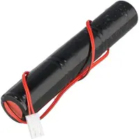 AccuCell Notleuchtenakku NiMH 3,6V 2500mAh L1x3 Baby mit Kabel und Stecker