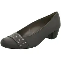 Jenny Damen Pumps CATANIA 22-63682-06 grau, Gr. 37 - 42, Nubukleder,Weite H