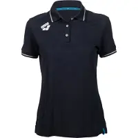 Arena Damen Poloshirt Team Solid Baumwolle Marine