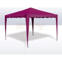Dema Gartenpavillon faltbar 3x3 m, bordeauxrot