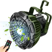 ANTCOOL Outdoor Camping Fan Light USB Wiederaufladbarer Ventilator Büro Student Bequeme Fernbedienung Zelt Fan Light