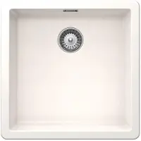 Schock VASCHE GALAXY N100LU BIANCO PURO, Aufsatzwanne, Rechteckig, Weiß, 1 Becken, Rechteckig, 500 x 400 mm