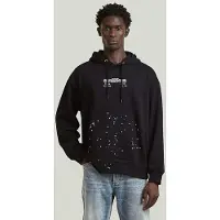 G-Star Text Splatters Relaxed Fit Kapuzenpullover