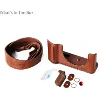 SmallRig 5268 Ledertasche Kit für Fujifilm GFX 100RF (braun)