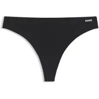HUGO Slip aus elastischer Mikrofaser mit niedriger Bundhöhe und Print Grösse XS