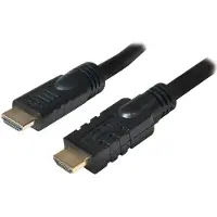 Logilink CHA0015, 15 m, HDMI Typ A (Standard), HDMI Typ A (Standard), Schwarz