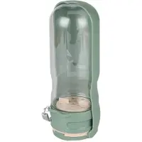 Melitt Tragbarer 2-in-1-Futternapf für Haustiere, Zusammenklappbares Design für Katzen und Hunde, Ideal für Reisen im Freien, Inklusive Wasserspender