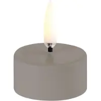 Uyuni Lighting - Teelicht LED w/Battery 4 x 2,1 cm Sandstone