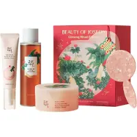 Beauty of Joseon Limitierte 4-teilige Jahresende-Set (Ginseng-Augenpads 60 Stück + Ginseng-Gesichtswasser 150 ml + Ginseng-Augencreme 30 ml + Kosmetikspiegel)
