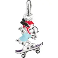 Thomas Sabo CC1346-664-7 Connect Charm Snoopy auf Skateboard 925 Silber