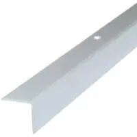 Dalsys Treppenkantenprofil 100cm x 20mm x 20mm Alu Silber Treppenwinkel