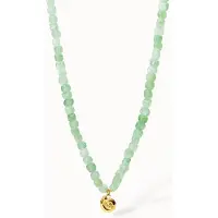 Purelei Sundial Shell Jade Kette Gold Größe: OS | Halsketten Outlet | Damen | Gelb