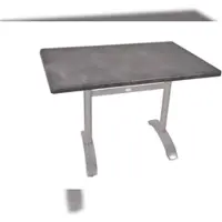 DELUKE Bistrotisch ACHE 110x70cm Rechteckig Gestell Anthrazit Schwarz Holz Cafétisch Bartisch Gartentisch Outdoor-Esstisch
