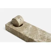 Woud Monolith Incense Holder Light Brown - , Braun / Rost, Marmor