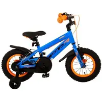 Volare Rocky Kinderfahrrad - Jungen - 12 Zoll - Blau - Zwei Handbremsen