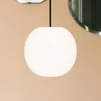 Casablanca Hängelampe Acai, dimmbar, weiß / opal, für Wohn- / Esszimmer, Glas, Pendelleuchte