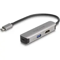 DeLOCK USB Type-C Adapter zu HDMI 4K 60 Hz mit USB Typ-A