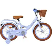 Volare Ashley Kinderfahrrad - Mädchen - 16 Zoll - Pastellblau - Zwei Handbremsen