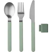 Mepal campinggeschirr - Besteckset Silueta 3-teilig - Nordic sage - Campingbesteck