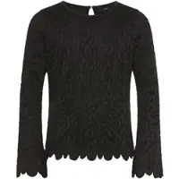 Kidsworld Langarmshirt "Spizten-Shirt" Für jeden Anlass, Shirt mit Spitze