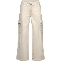 Name it Stoffhose 13220718 Écru Wide Leg