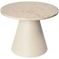 Broste Copenhagen Miro Tisch Ø49cm beige
