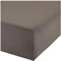 Erwin Müller Single-Jersey Boxspring-Spannbettlaken Regensburg in braun | Gr.: 180x200 cm - 200x220 cm