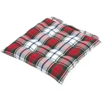 Homescapes STUHLKISSEN Macduff Schottenkaro 40/40/5 cm