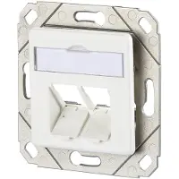 METZ CONNECT Keystone Anschlussdose UPk 2Port unbest.